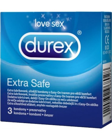 Durex extra safe biztonságos óvszer (3db) Óvszer