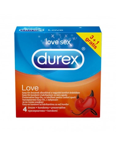 Durex Love Easy On óvszer ( 4db) Óvszer