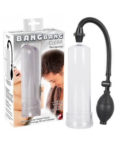 Bang Bang erekciópumpa - áttetsző Játékszerek