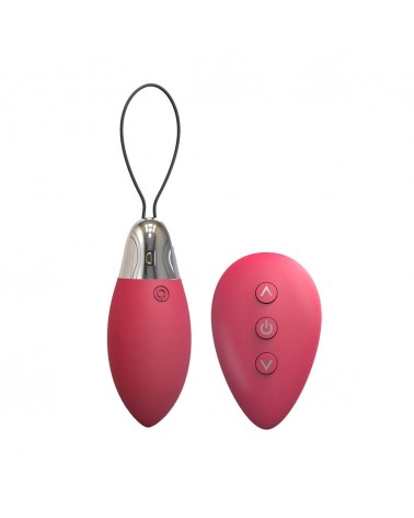Cotoxo Fire 2 - akkus távvezérlős vibrációs tojás pink színben Játékszerek
