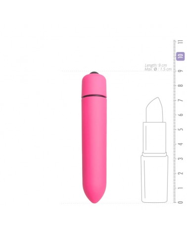 Easytoys Bullet - vízálló rúdvibrátor (pink) Vibrátorok